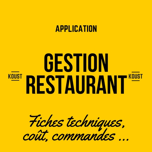 Outil de gestion restauration, pourquoi faire ?