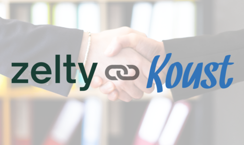 The connection between Koust and the Zelty cash register software has finally arrived!