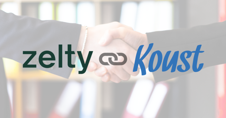 The connection between Koust and the Zelty cash register software has finally arrived!