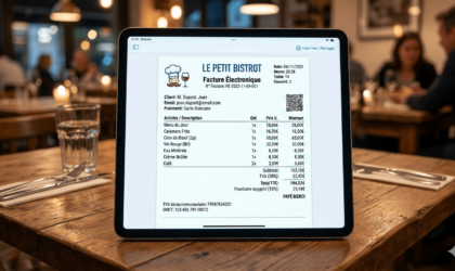 Restauration-hôtellerie : la facture électronique en 2026