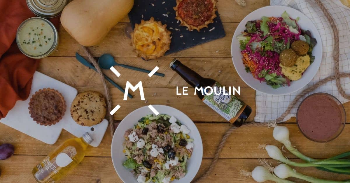 Salades et tartes maison du Moulin