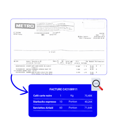 ocr numérisation factures
